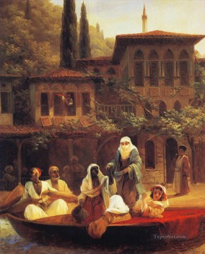 Paseo en barco por Kumkapi en Constantinopla Ivan Aivazovsky Pinturas al óleo